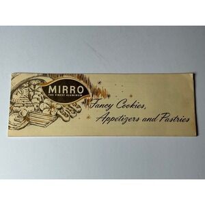 Vintage Mirro Aluminum Fancy Cookies Appetizers Pastries Recipe Booklet